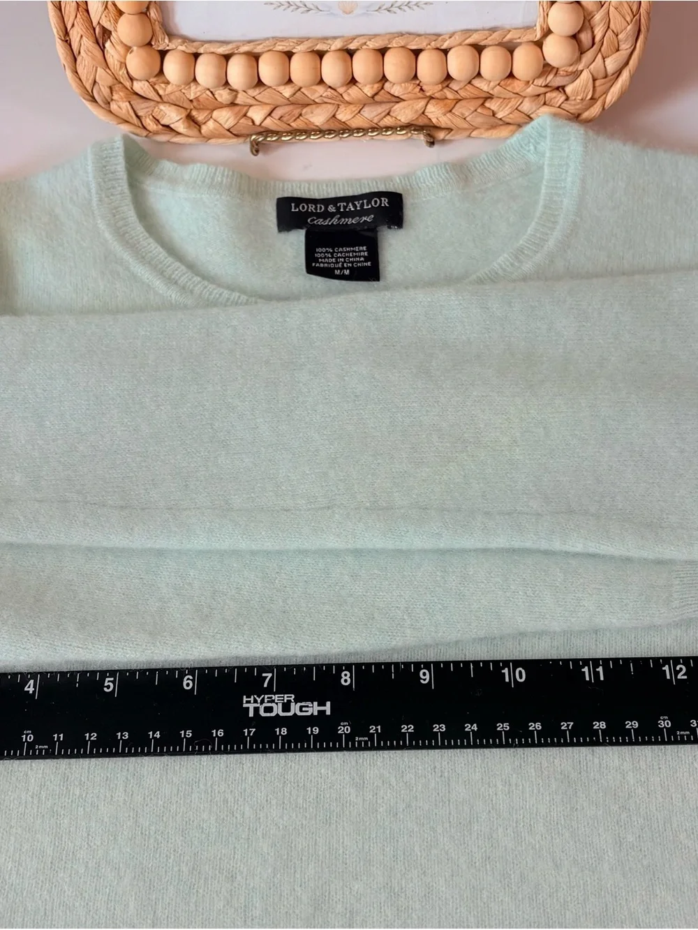 🍃 Lord & Taylor 100% Cashmere Sweater | Mint | Medium